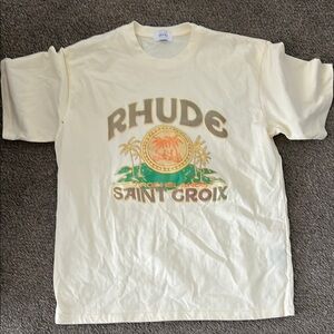 Rhude Cream Graphic T-Shirt